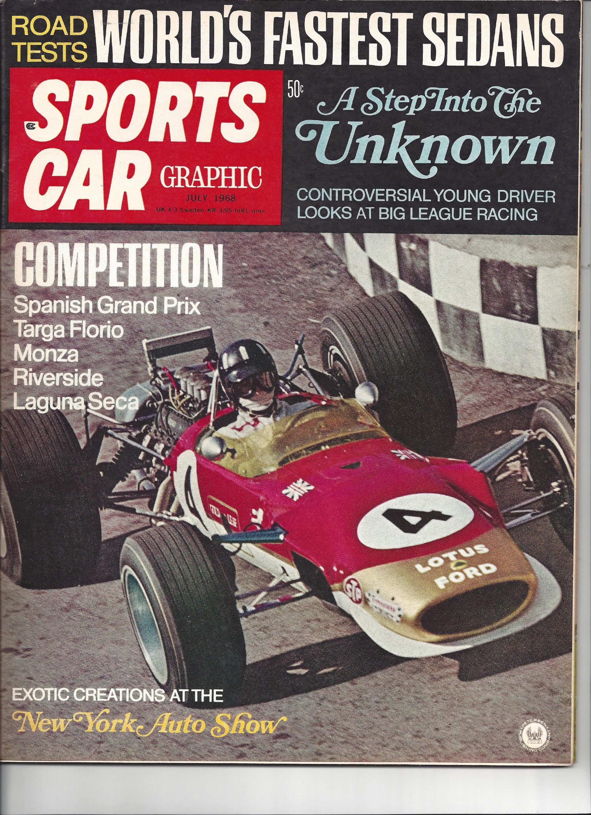 Журнал Sports Car Graphic 1968 07